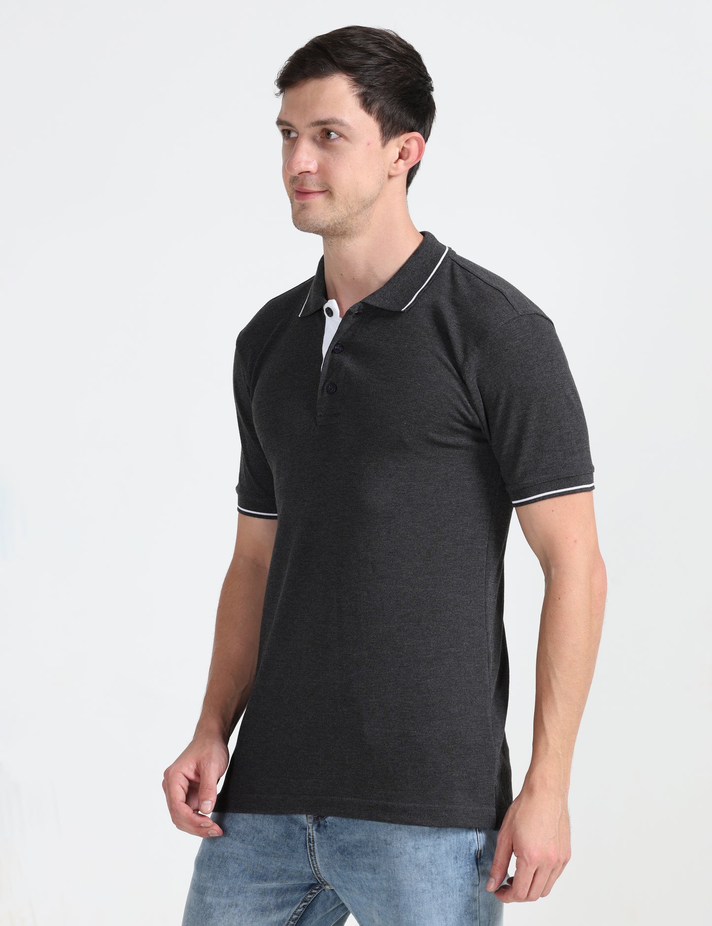 Signature Polo - Grey Melange
