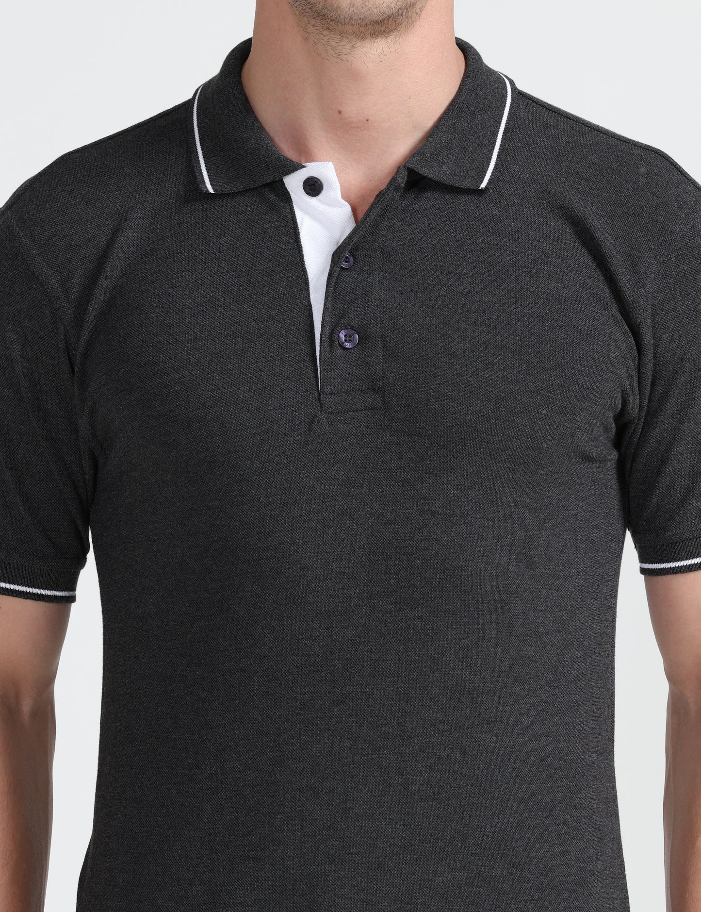 Signature Polo - Grey Melange