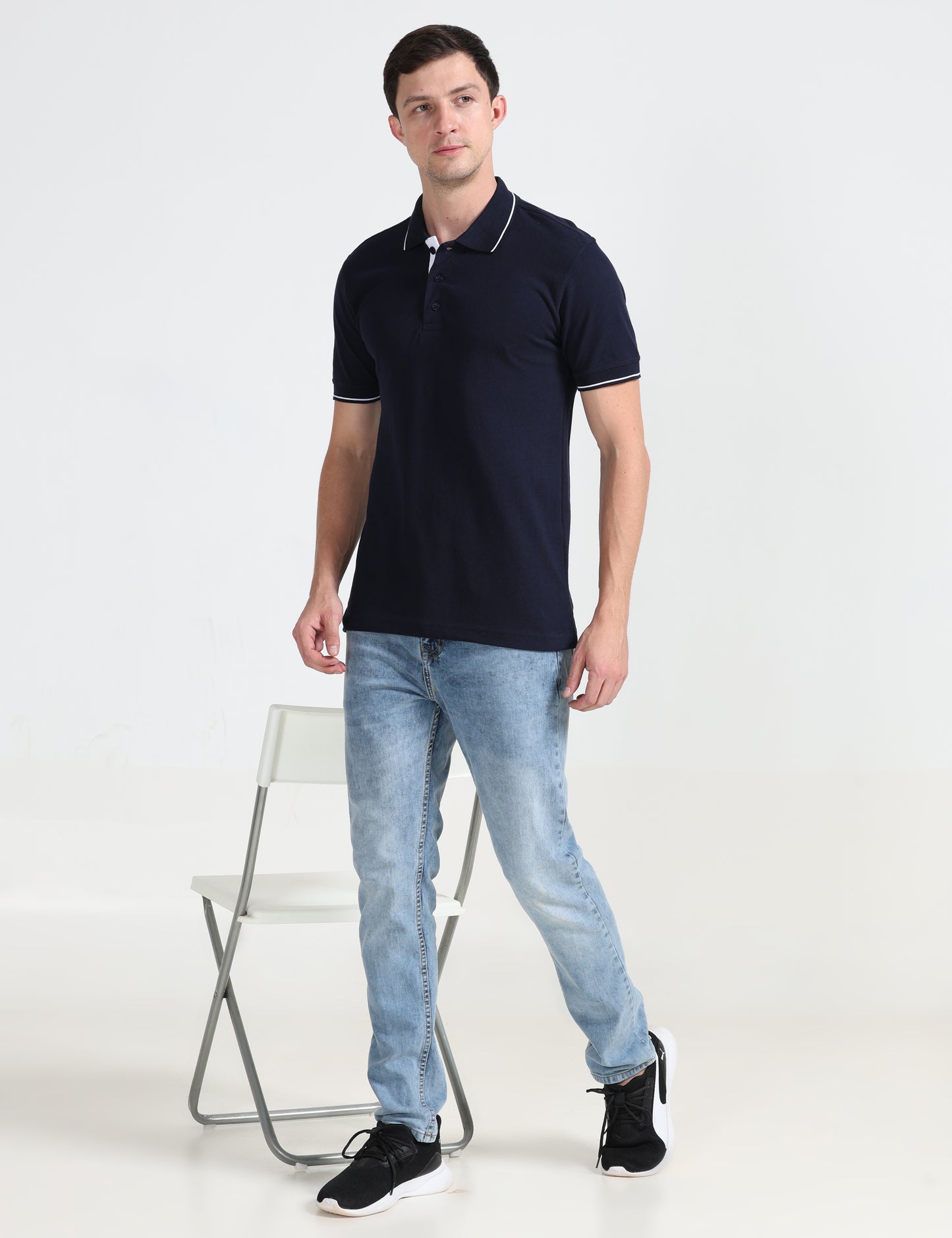 Signature Polo - Navy Blue