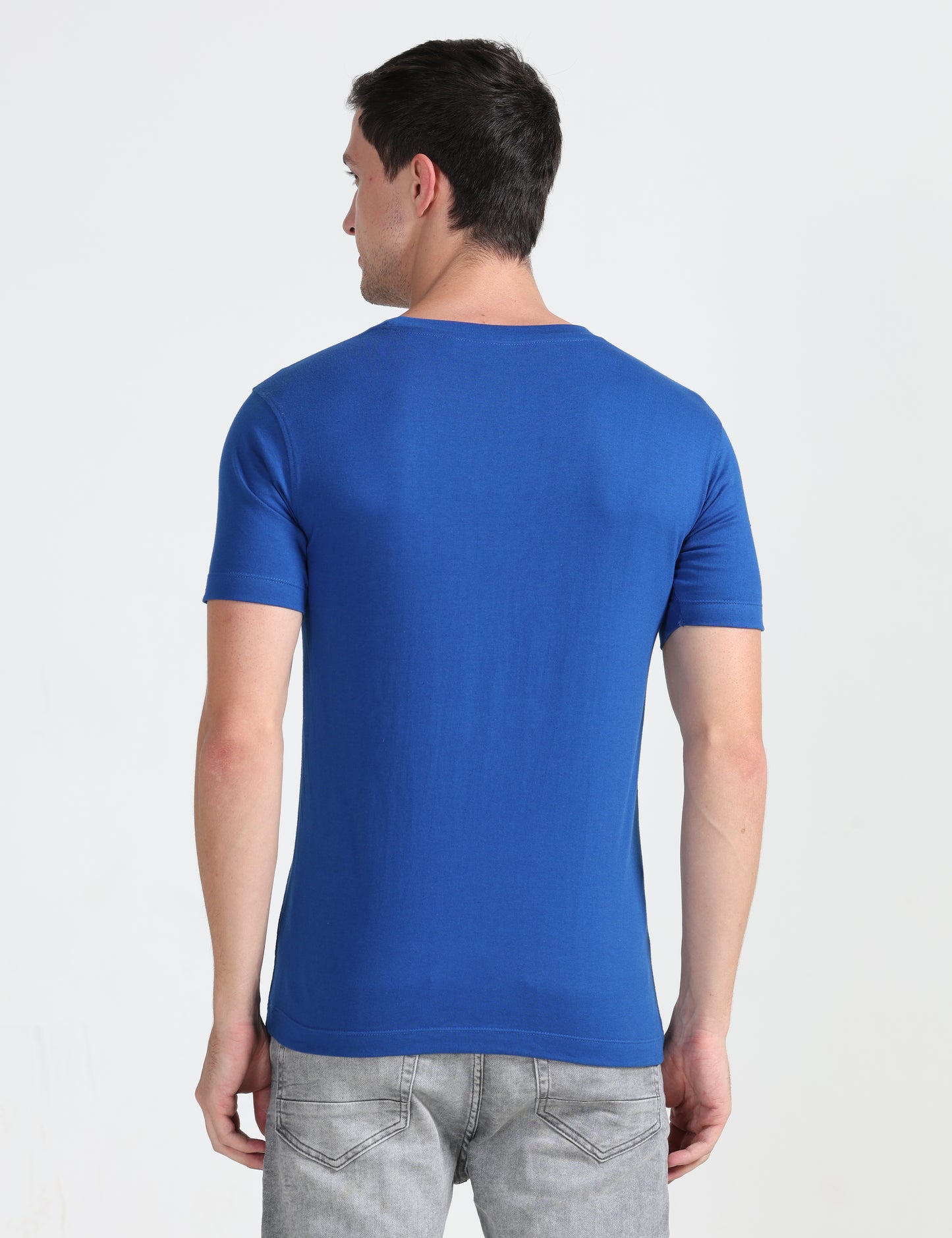 Organic Round Neck - Royal Blue
