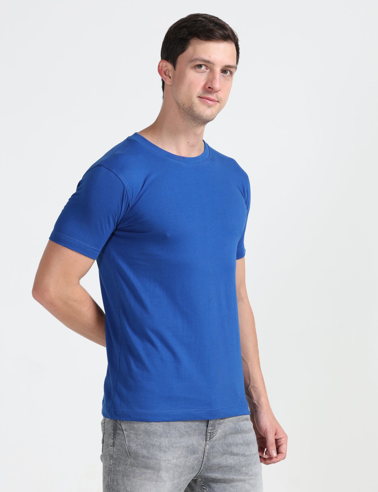 Organic Round Neck - Royal Blue