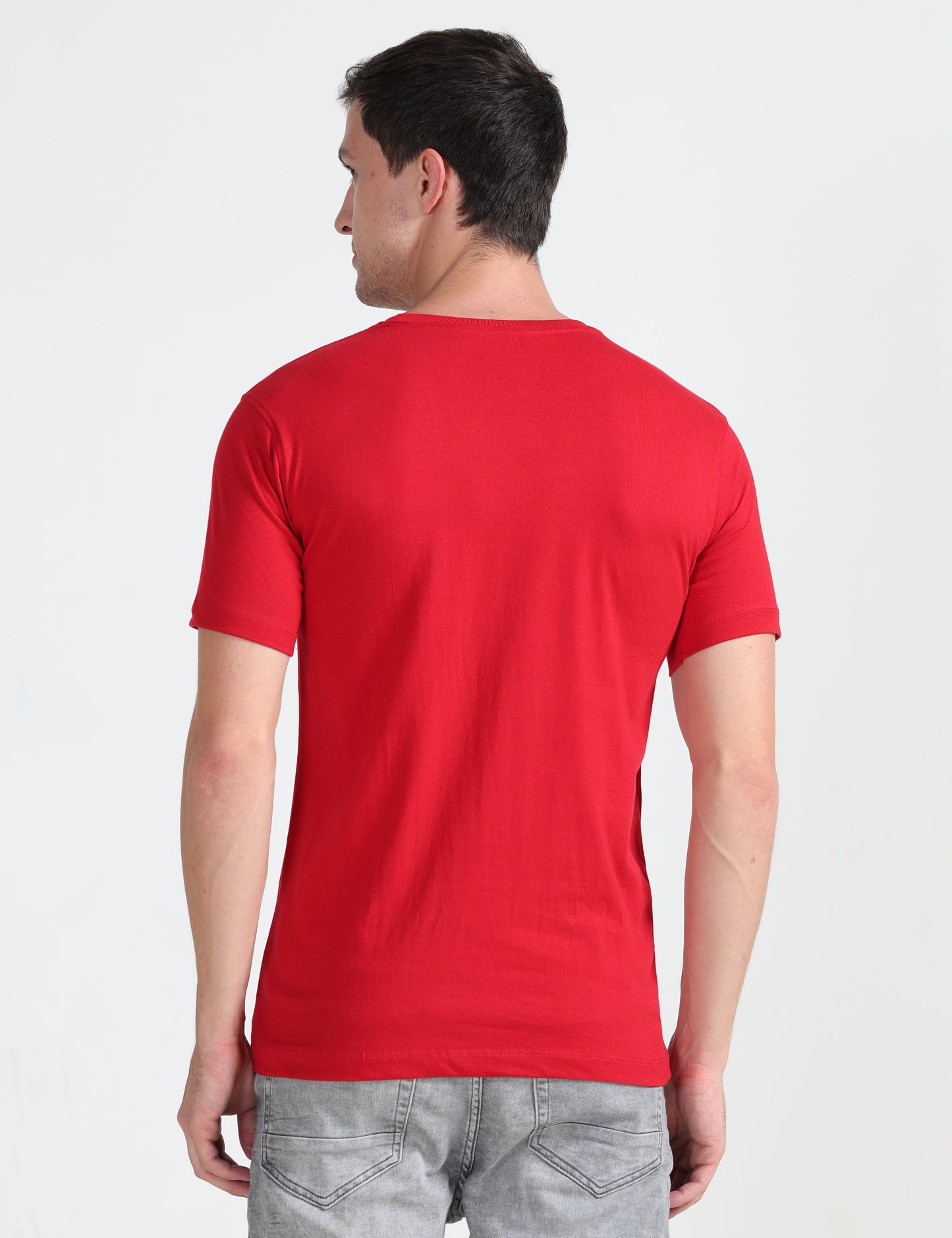Organic Round Neck - Red