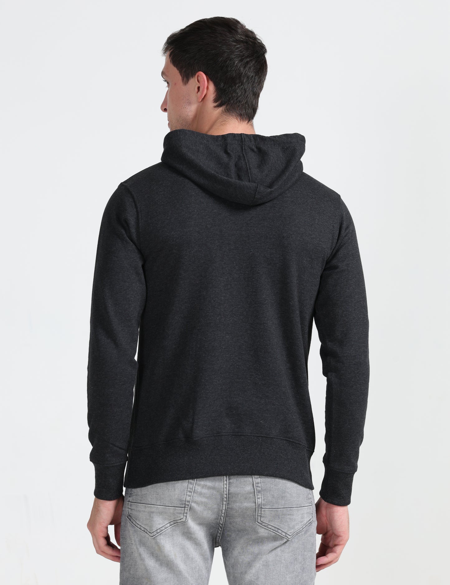 Hoodie - Black Melange