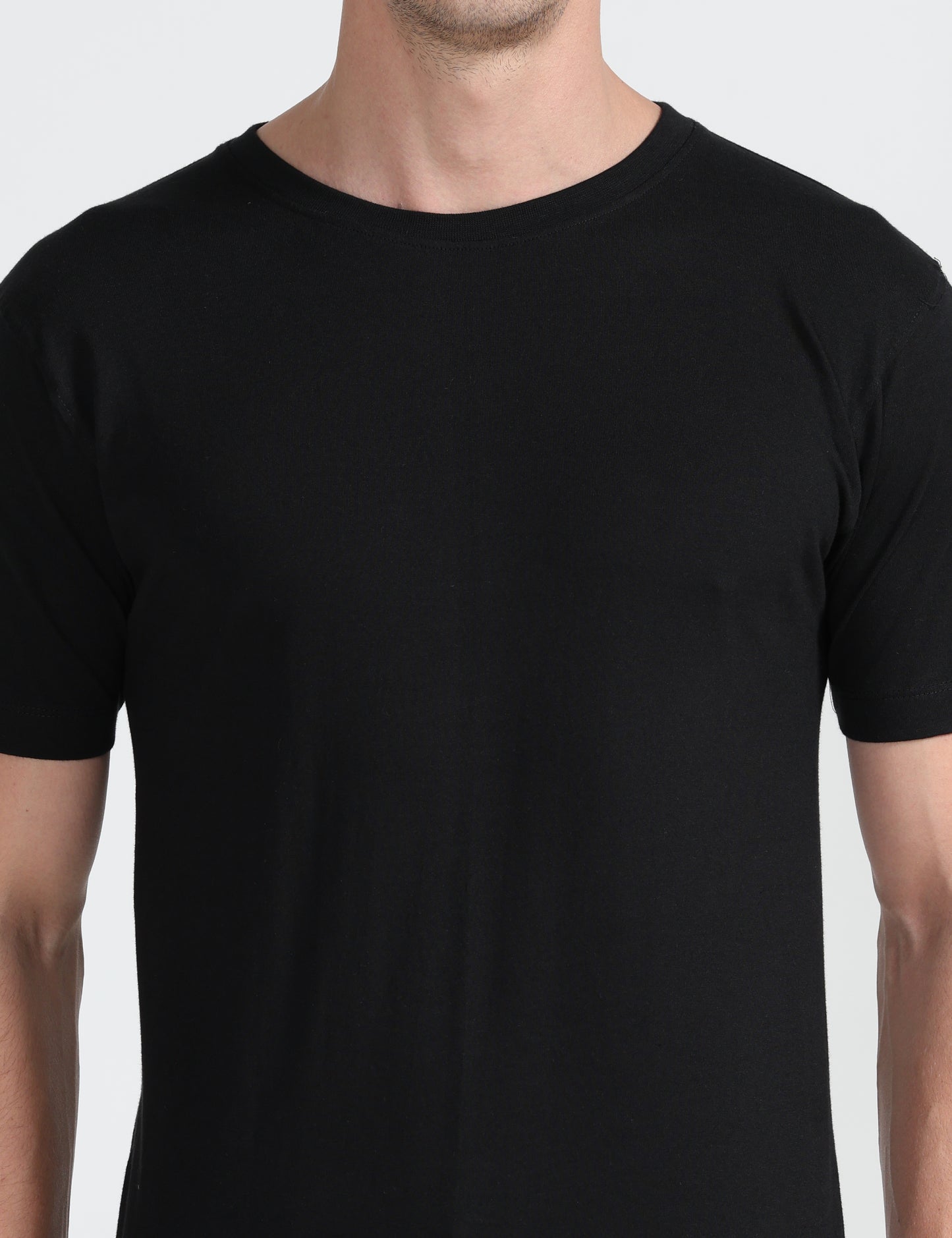 Organic Round Neck - Black